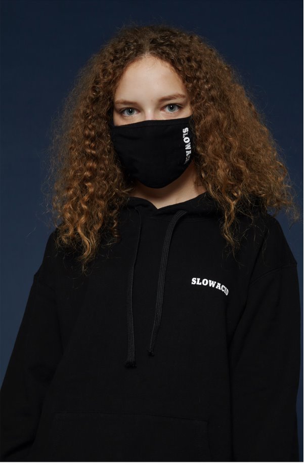 スローアシッド(SLOW ACID) コットン マスク (ブラック)