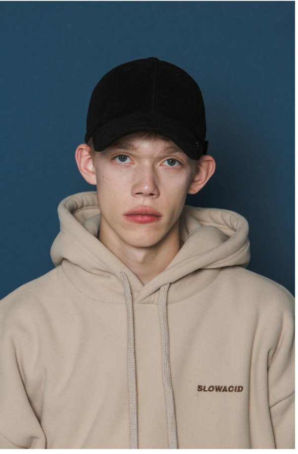 スローアシッド(SLOW ACID) X Buckle Cap (FLEECE_BLACK)