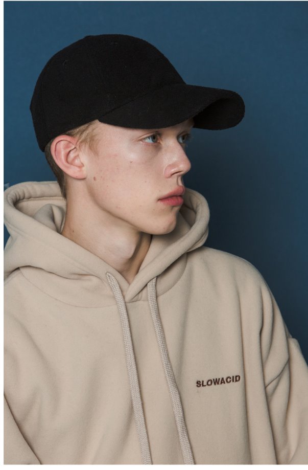 スローアシッド(SLOW ACID) X Buckle Cap (FLEECE_BLACK)