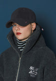 スローアシッド(SLOW ACID) X Buckle Cap (FLEECE_CHARCOAL)