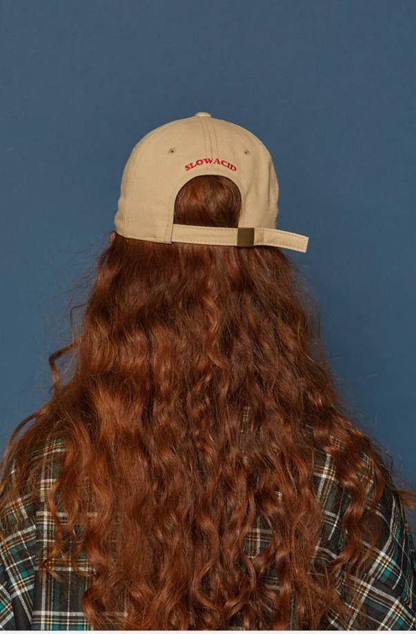 スローアシッド(SLOW ACID) NEXTWEEK Cap (BEIGE)