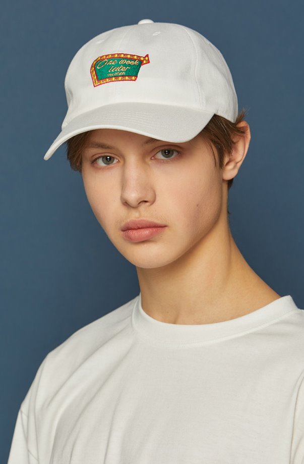 スローアシッド(SLOW ACID) Vacation Cap (WHITE)