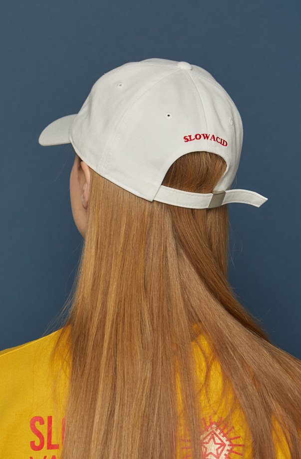 スローアシッド(SLOW ACID) Vacation Cap (WHITE)