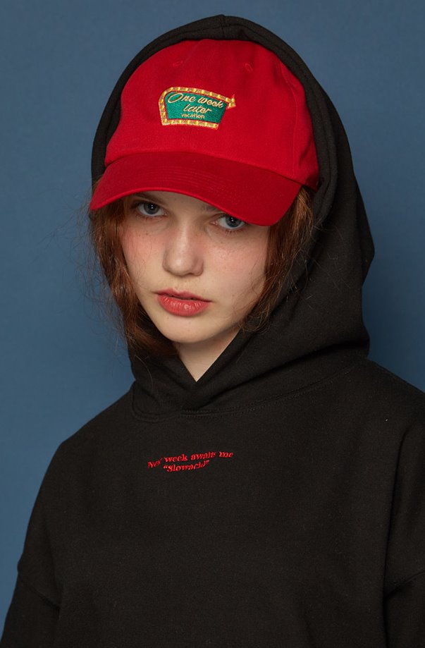 スローアシッド(SLOW ACID) Vacation Cap (RED)