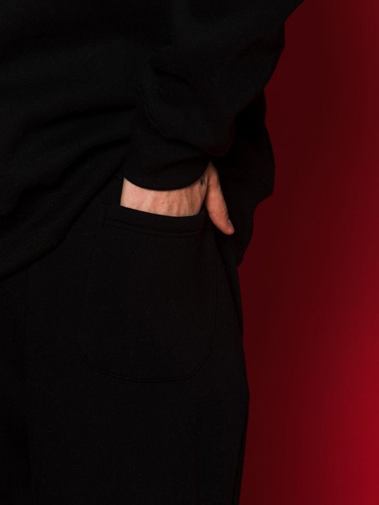 スローアシッド(SLOW ACID) Side Point Training Pants (BLACK)