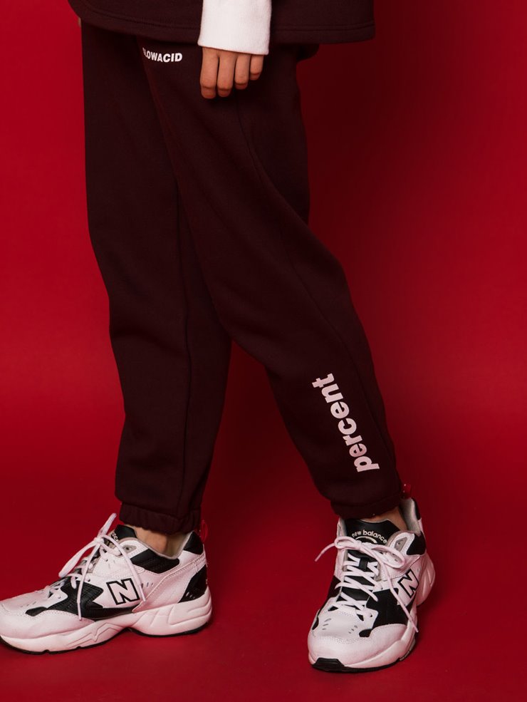 スローアシッド(SLOW ACID) Side Point Training Pants (OATMEAL)