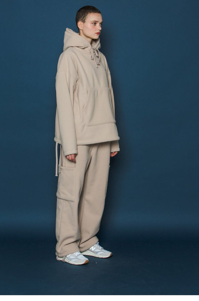 スローアシッド(SLOW ACID) Heavy Fleece Pants (BEIGE)