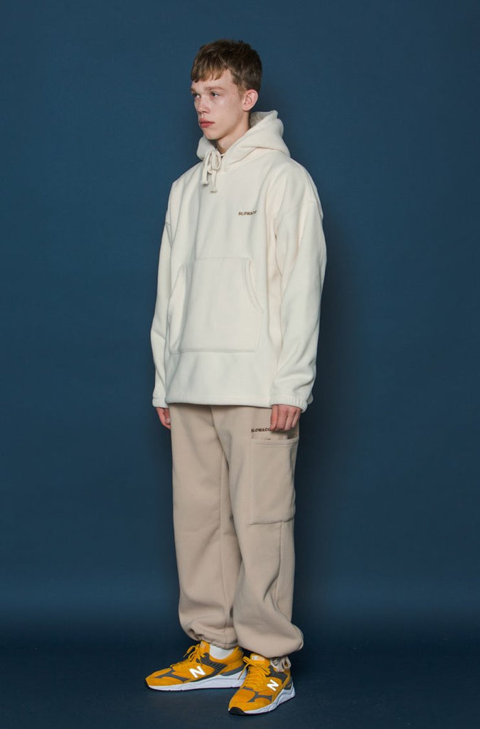 スローアシッド(SLOW ACID) Heavy Fleece Pants (BEIGE)