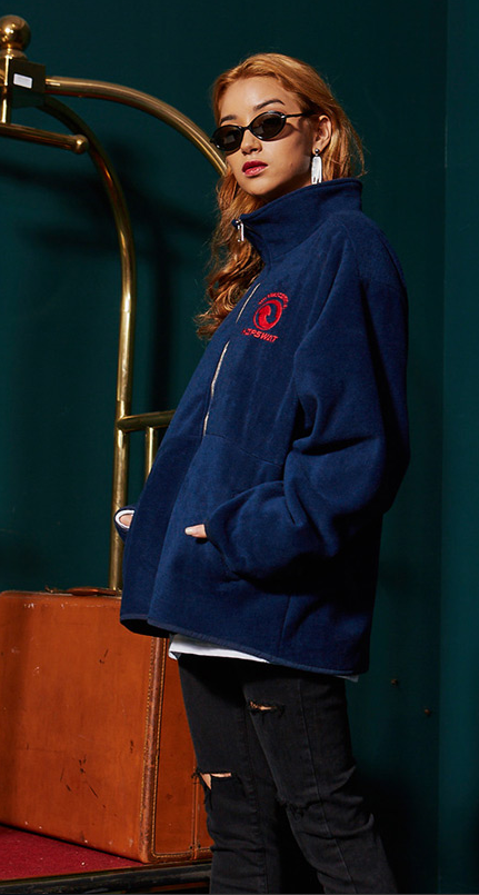 シディスコンマ(SHETHISCOMMA) STC FLEECED JACKET