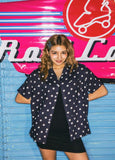 セイントペイン(SAINTPAIN) SP DOT HAWAIIAN SHIRT (NAVY)