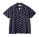 セイントペイン(SAINTPAIN) SP DOT HAWAIIAN SHIRT (NAVY)