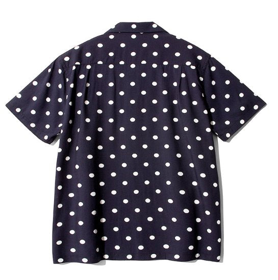 セイントペイン(SAINTPAIN) SP DOT HAWAIIAN SHIRT (NAVY)