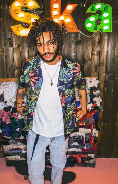 セイントペイン(SAINTPAIN) SP FLOWER HAWAIIAN SHIRT-MINT