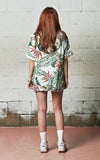セイントペイン(SAINTPAIN) SP FLOWER HAWAIIAN SHIRT-MINT