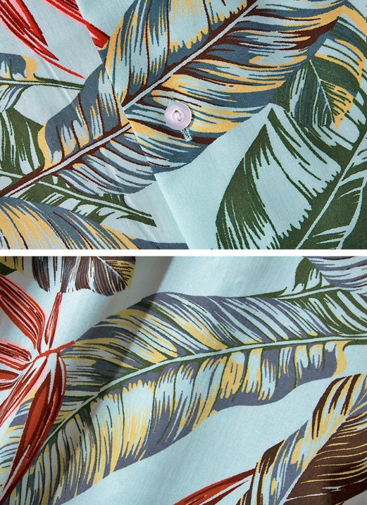 セイントペイン(SAINTPAIN) SP FLOWER HAWAIIAN SHIRT-MINT
