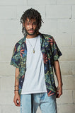 セイントペイン(SAINTPAIN) SP FLOWER HAWAIIAN SHIRT-NAVY