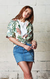 セイントペイン(SAINTPAIN) SP FLOWER HAWAIIAN SHIRT-NAVY