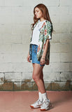 セイントペイン(SAINTPAIN) SP FLOWER HAWAIIAN SHIRT-NAVY