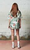 セイントペイン(SAINTPAIN) SP FLOWER HAWAIIAN SHIRT-NAVY