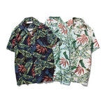 セイントペイン(SAINTPAIN) SP FLOWER HAWAIIAN SHIRT-NAVY