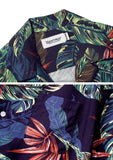 セイントペイン(SAINTPAIN) SP FLOWER HAWAIIAN SHIRT-NAVY
