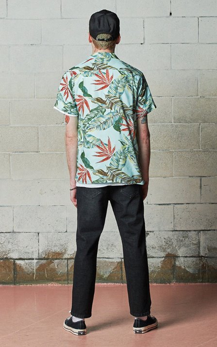セイントペイン(SAINTPAIN) SP FLOWER HAWAIIAN SHIRT-IVORY