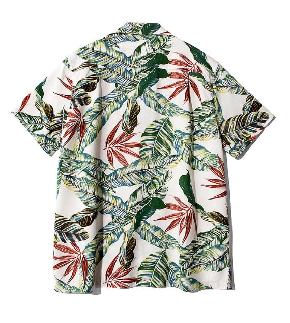 セイントペイン(SAINTPAIN) SP FLOWER HAWAIIAN SHIRT-IVORY