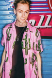 セイントペイン(SAINTPAIN) SP CACTUS HAWAIIAN SHIRT-BROWN
