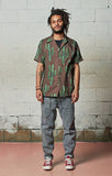 セイントペイン(SAINTPAIN) SP CACTUS HAWAIIAN SHIRT-BROWN