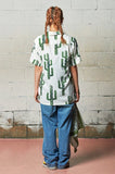 セイントペイン(SAINTPAIN) SP CACTUS HAWAIIAN SHIRT-PINK