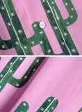 セイントペイン(SAINTPAIN) SP CACTUS HAWAIIAN SHIRT-PINK