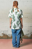 セイントペイン(SAINTPAIN) SP CACTUS HAWAIIAN SHIRT-WHITE