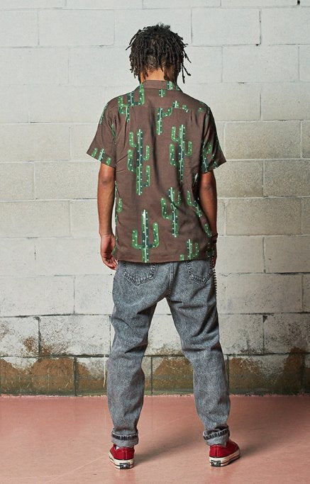セイントペイン(SAINTPAIN) SP CACTUS HAWAIIAN SHIRT-WHITE