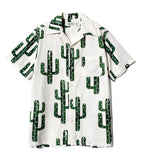 セイントペイン(SAINTPAIN) SP CACTUS HAWAIIAN SHIRT-WHITE