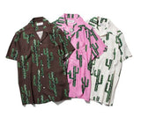 セイントペイン(SAINTPAIN) SP CACTUS HAWAIIAN SHIRT-WHITE