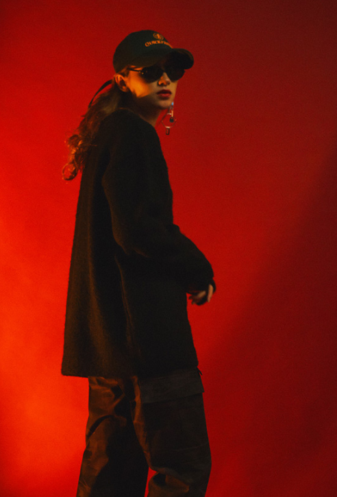 シディスコンマ(SHETHISCOMMA) OVER MOHAIR KNIT