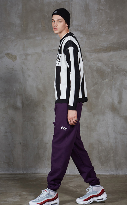 シディスコンマ(SHETHISCOMMA) NOCONTROL STRIPE KNIT