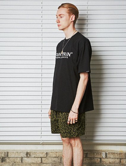 セイントペイン(SAINTPAIN) SP 19SS LEOPARD SHORTS-GREEN