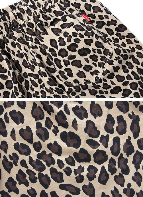 セイントペイン(SAINTPAIN) SP 19SS LEOPARD SHORTS-BEIGE