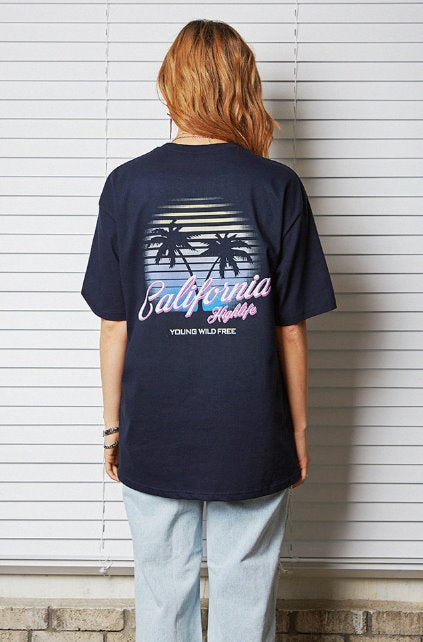セイントペイン(SAINTPAIN) SP CALIFORNIA PALM TREE-NAVY