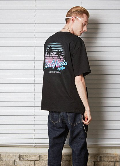 セイントペイン(SAINTPAIN) SP CALIFORNIA PALM TREE-NAVY