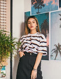 セイントペイン(SAINTPAIN) SP 19SS STRIPE TEE-BLUE