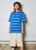 セイントペイン(SAINTPAIN) SP 19SS STRIPE TEE-BLUE