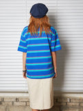 セイントペイン(SAINTPAIN) SP 19SS STRIPE TEE-BLUE