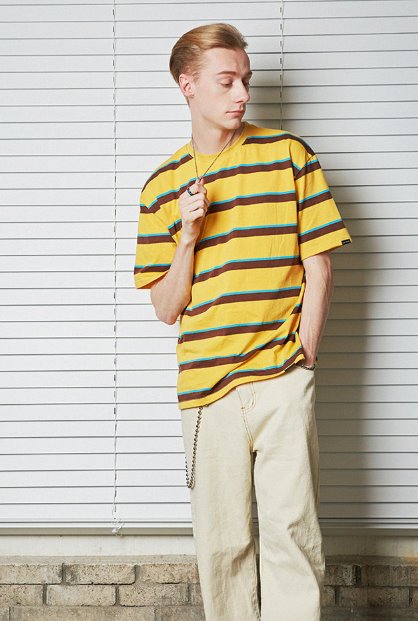 セイントペイン(SAINTPAIN) SP 19SS STRIPE TEE-BLUE