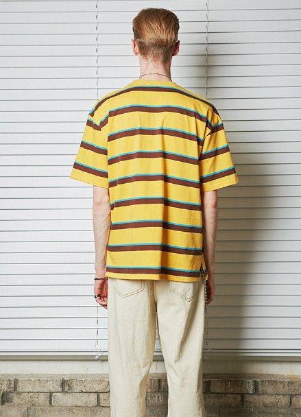 セイントペイン(SAINTPAIN) SP 19SS STRIPE TEE-BLUE