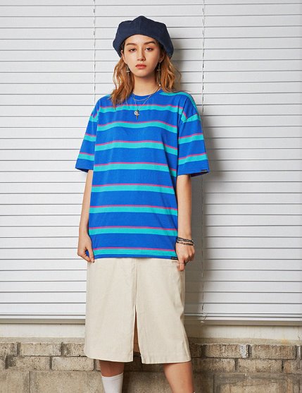 セイントペイン(SAINTPAIN) SP 19SS STRIPE TEE-YELLOW