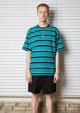 セイントペイン(SAINTPAIN) SP 19SS STRIPE TEE-GREEN