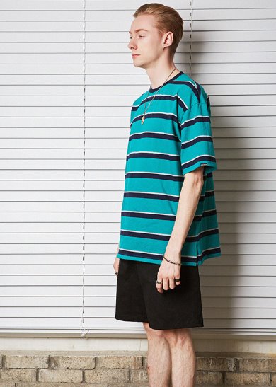 セイントペイン(SAINTPAIN) SP 19SS STRIPE TEE-GREEN