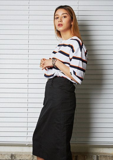 セイントペイン(SAINTPAIN) SP 19SS STRIPE TEE-GREEN